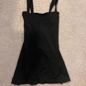 Oh Polly Black Sleeveless Mini Sundress